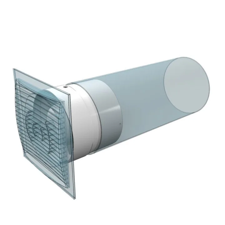 Leistungsstarker Rohrventilator Ø 160 mm aus ABS-Kunststoff, PROFIT 6