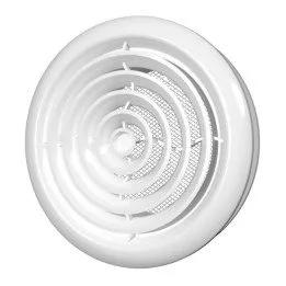16DK, Zu- und Abluftdiffusor mit Absperrklappe und Flansch D160