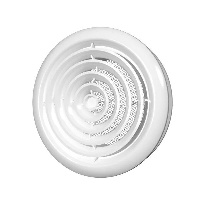16DK, Zu- und Abluftdiffusor mit Absperrklappe und Flansch D160