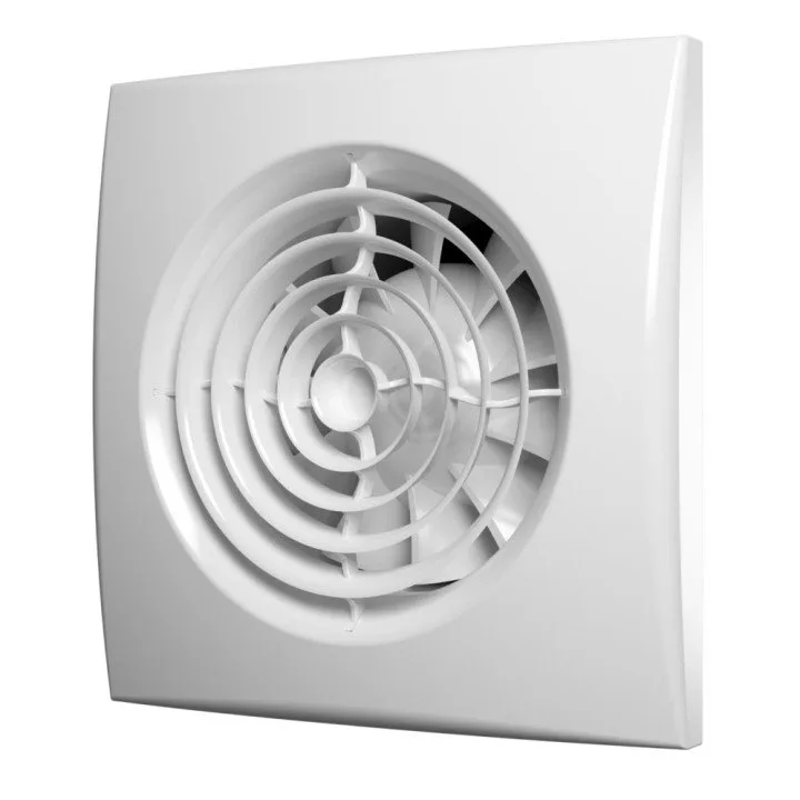 Leiser Badezimmerlüfter für das Badezimmer mit Klappe Ø 125 mm, AURA 5C