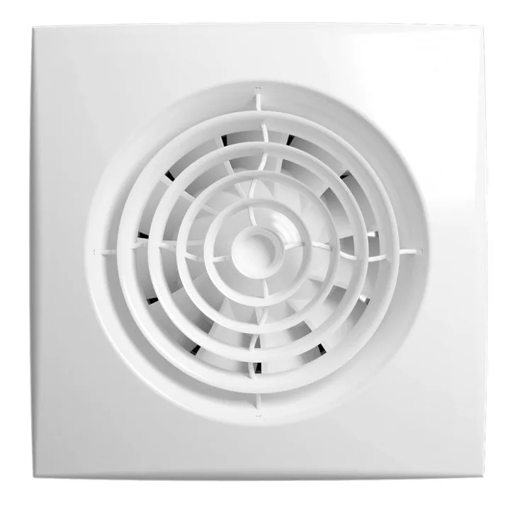 Leiser Badezimmerlüfter für das Badezimmer mit Klappe Ø 125 mm, AURA 5C