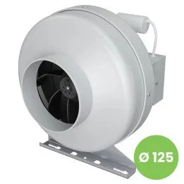 CYCLONE-EBM 125, Kunststoff-Zentrifugalkanalventilator für Zu- und Abluft BB D125