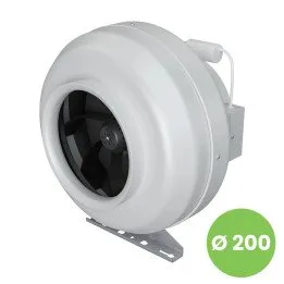 CYCLONE-EBM 200, Kunststoff-Zentrifugal-Kanalventilator für Zu- und Abluft BB D200