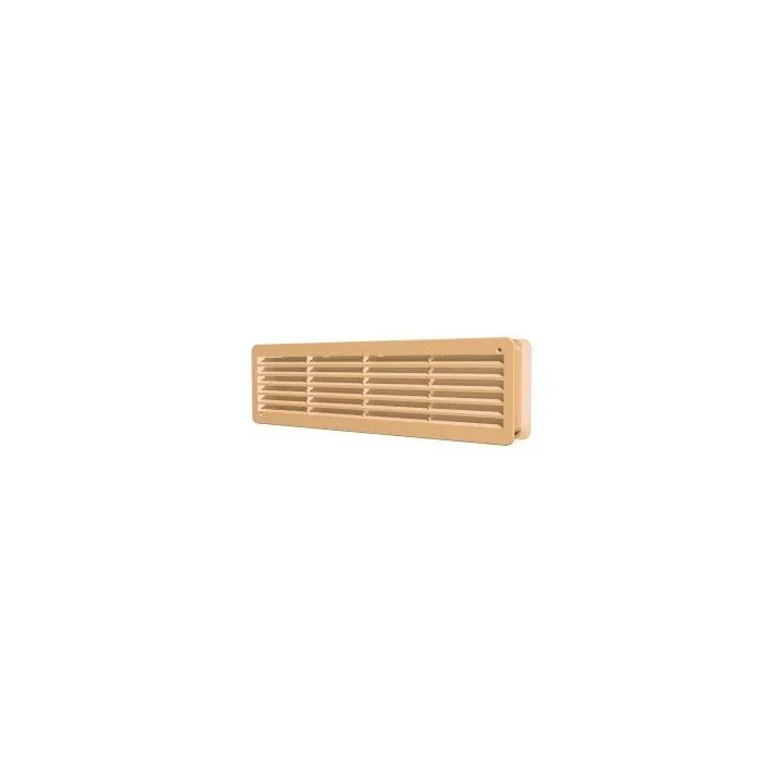 Abnehmbare Lüftungsgitter 450x131, beige, 2 Stück aus Polypropylen