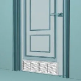 Abnehmbare Lüftungsgitter 455x133 in Beige, passend zu 4513RP