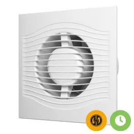 SLIM 4C MR Axialventilator mit Zeitschaltuhr und Lichtsensor D100