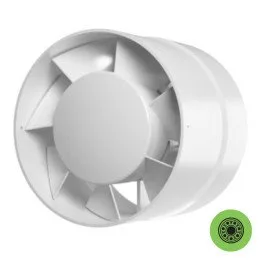 Kanal-Axialventilator für Zu- und Abluft D125 - Akvavent