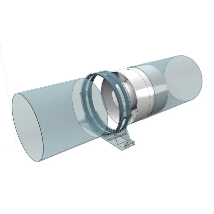 Kanal-Axialventilator für Zu- und Abluft D125 - Akvavent