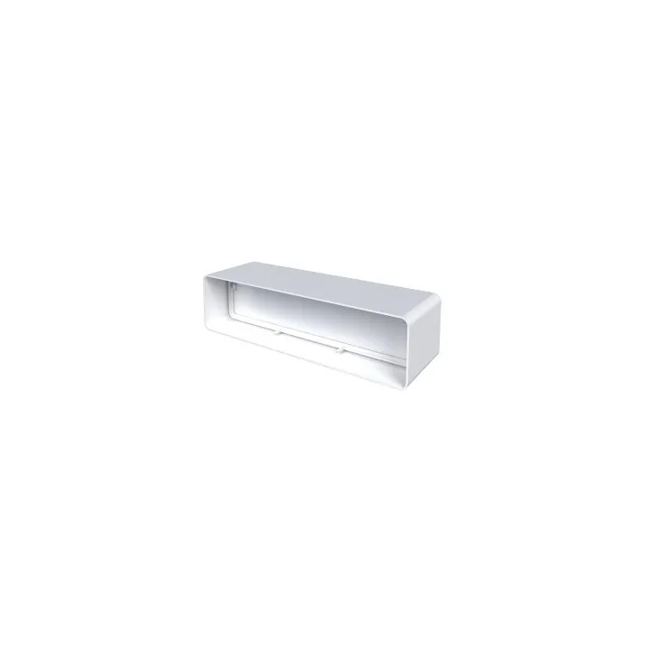 Spannverbinder für rechteckigen Kanal mit Rückstauklappe 60x120 aus der Rohrsysteme-Serie