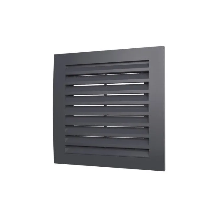 1515RRN grey, Äußeres abnehmbares Gitter 150x150, ASA-Kunststoff