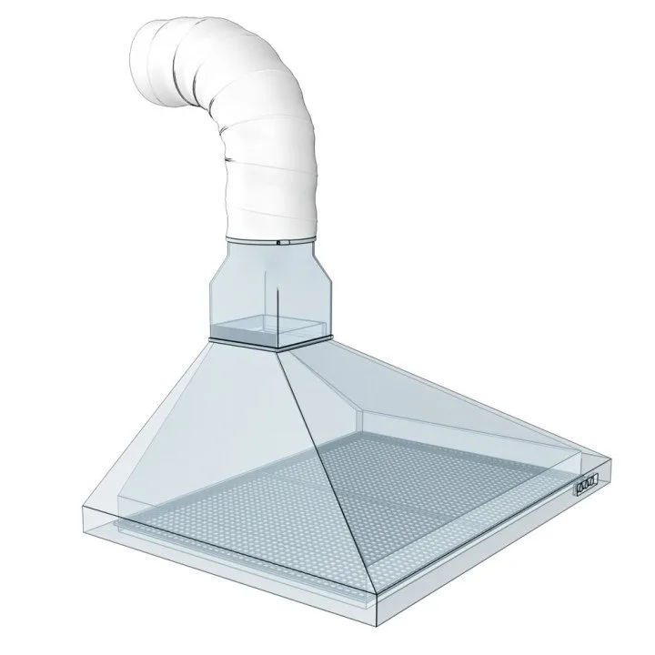 12,5PF3, Flexibler PVC-Luftkanal D 3m Durchmesser 125