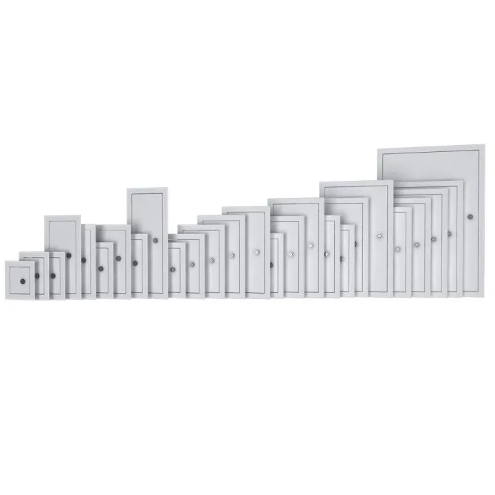 Revisionsklappe aus Stahl LT4060MZ 460x660 mit Flansch Preis - Akvavent