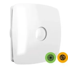 Leiser und leistungsstarker Ventilator für Badezimmer und Küchen Ø 100 mm, RIO 4C