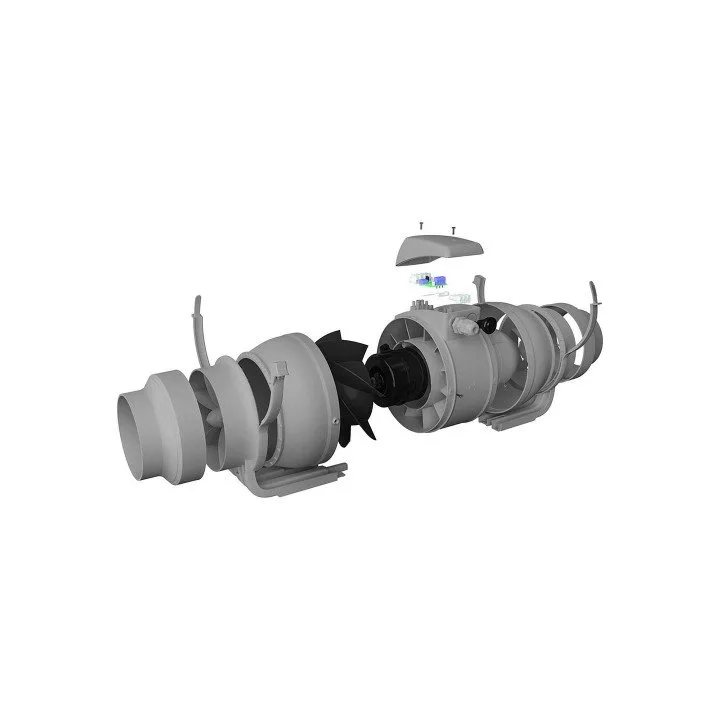 TYPHOON 100 2SP Axial-Rohrventilator – 2 Geschwindigkeiten, IP44