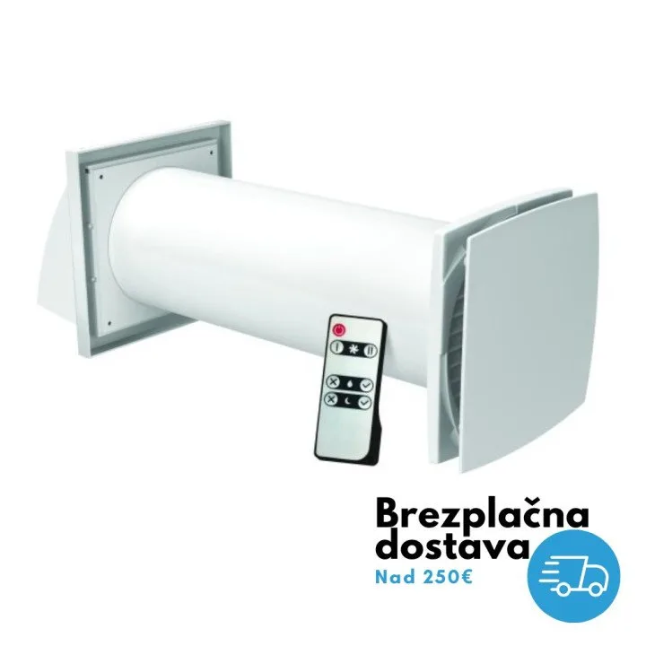 Effizienter dezentraler Wärmerückgewinner, 100 mm SOLO RA 1-35 Mini