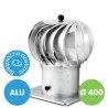 Drehbare Schornsteinhaube fi 400 Aluminium – hervorragender Zug und Schutz des Schornsteins in windigen Gebieten