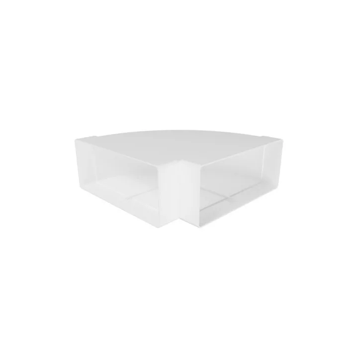 Horizontales 90°-Knie für rechteckigen Kanal 220x90mm, 922KGP