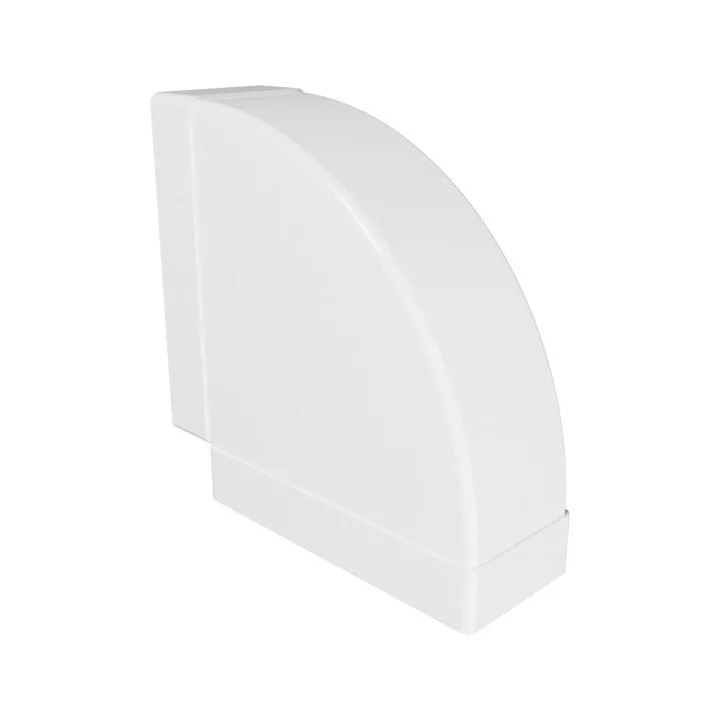 Horizontales 90°-Knie für rechteckigen Kanal 220x90mm, 922KGP