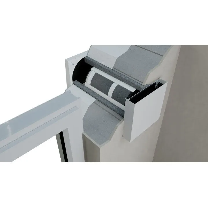 Antivibrations- und isoliertes Wandrohr für Rekuperator Ø160 mm (3° Gefälle)