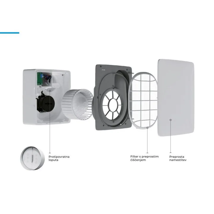 FANTOM TH – Zentrifugalventilator für das Badezimmer