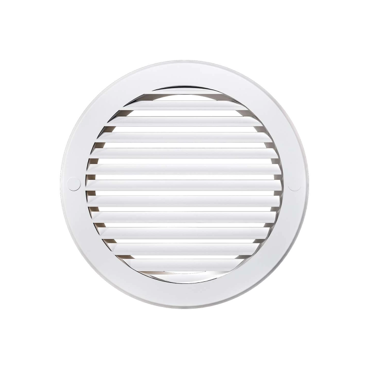 15RK, Runde Luftabzugsrosette D150 mit Flansch D150
