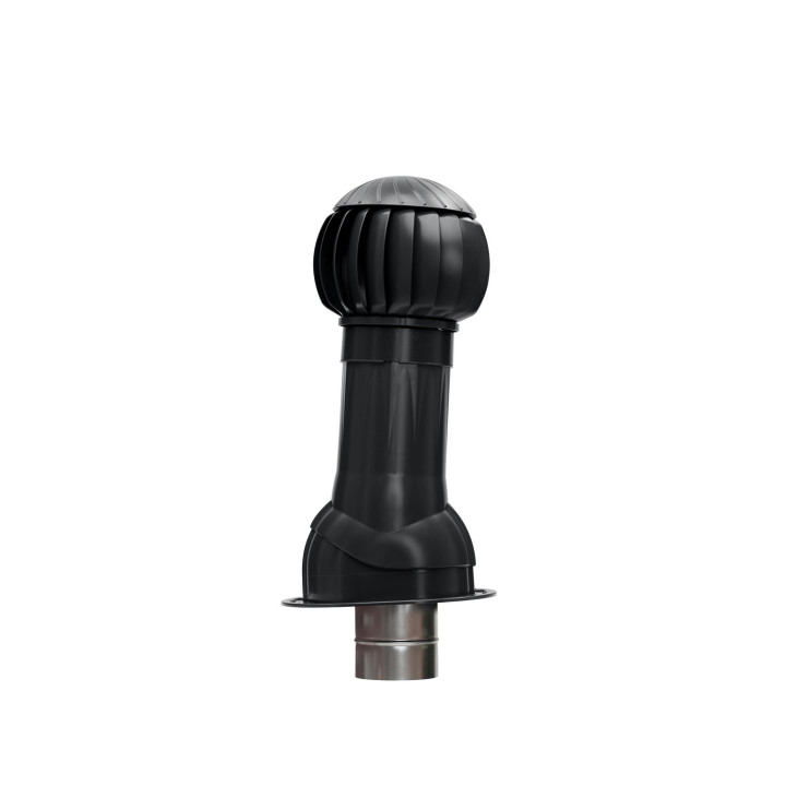 RRTV+S 160 Black – Dachlüftungsset