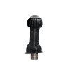 RRTV+S 160 Black – komplettes Dachlüftungsauslass-Set für 125 mm Rohr