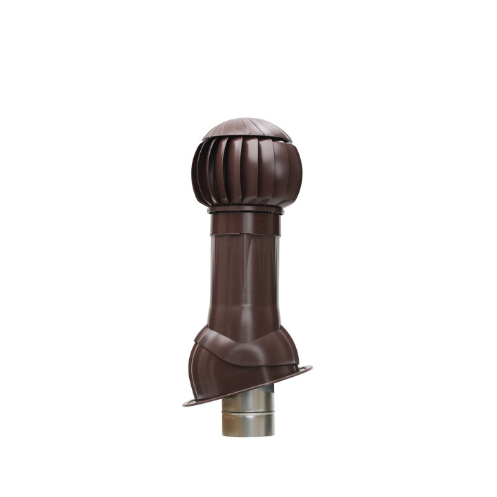 RRTV+S 160 Brown - Dachentlüftungsset 125 mm