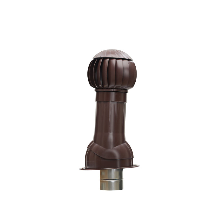 RRTV+S 160 Brown - Dachentlüftungsset 125 mm