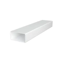 Rechteckrohr für Lüftung und Dunstabzugshauben 120x60 mm, Länge 0,5 m