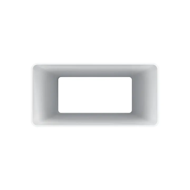 Rechteckrohr für Lüftung und Dunstabzugshauben 120x60 mm, Länge 0,5 m