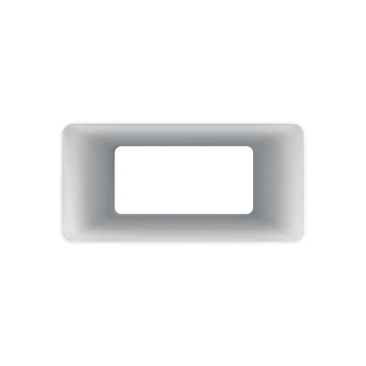 Rechteckiges Lüftungsrohr für Lüftung und Dunstabzugshauben 220x90 mm, 1 m lang