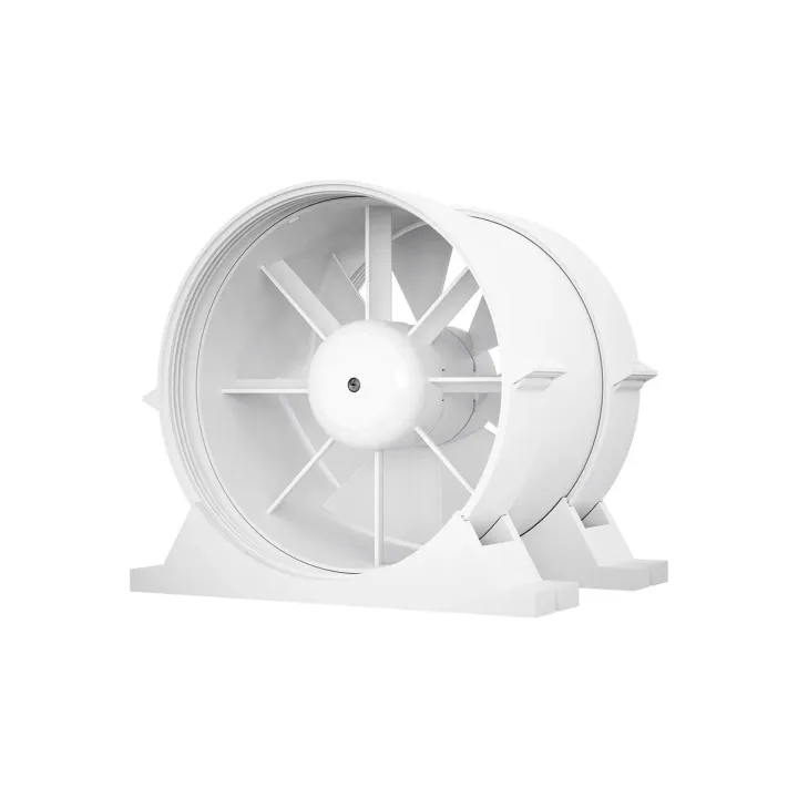 PRO 6, Kanalscher Axialventilator für Zu- und Abluft mit Befestigungsset BB D160