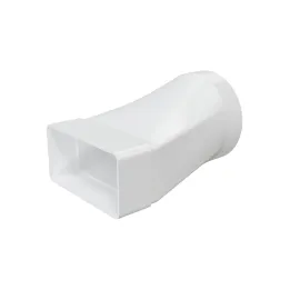 612SP10KP, Exzentrischer Verbinder zwischen Rechteckkanal 60x120 und Rundkanal D100