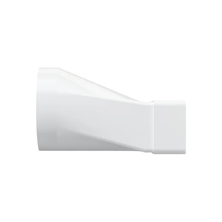 612SP10KP, Exzentrischer Verbinder zwischen Rechteckkanal 60x120 und Rundkanal D100