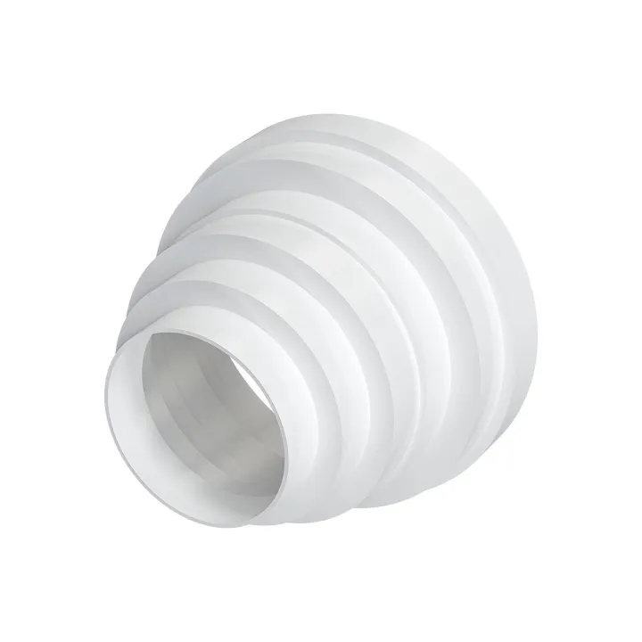 Zentrischer Universal-Reduzierer bzw. Adapter für Lüftungsrohre von 160 mm auf 80 mmPU16.15.12.10.8