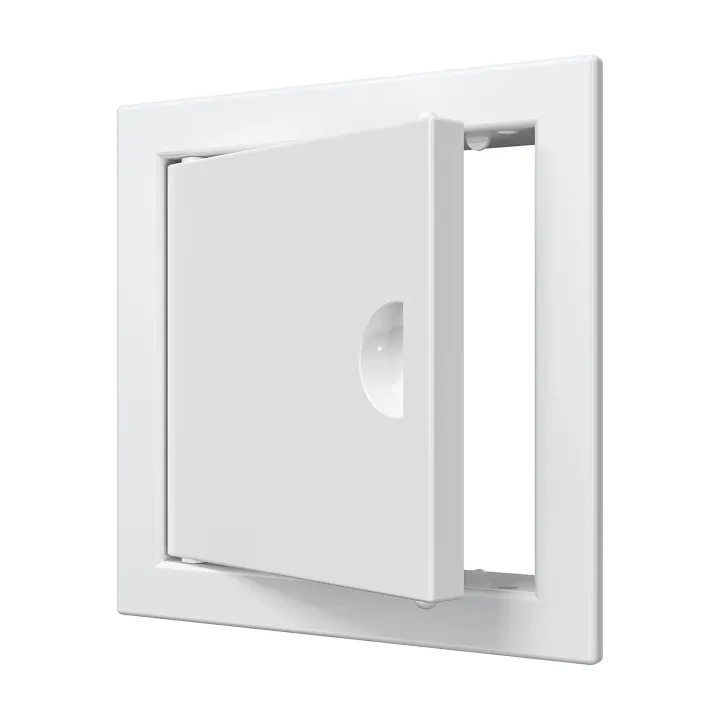Revisionsklappe 122x122 L1010R mit Griff und Flansch - Akvavent