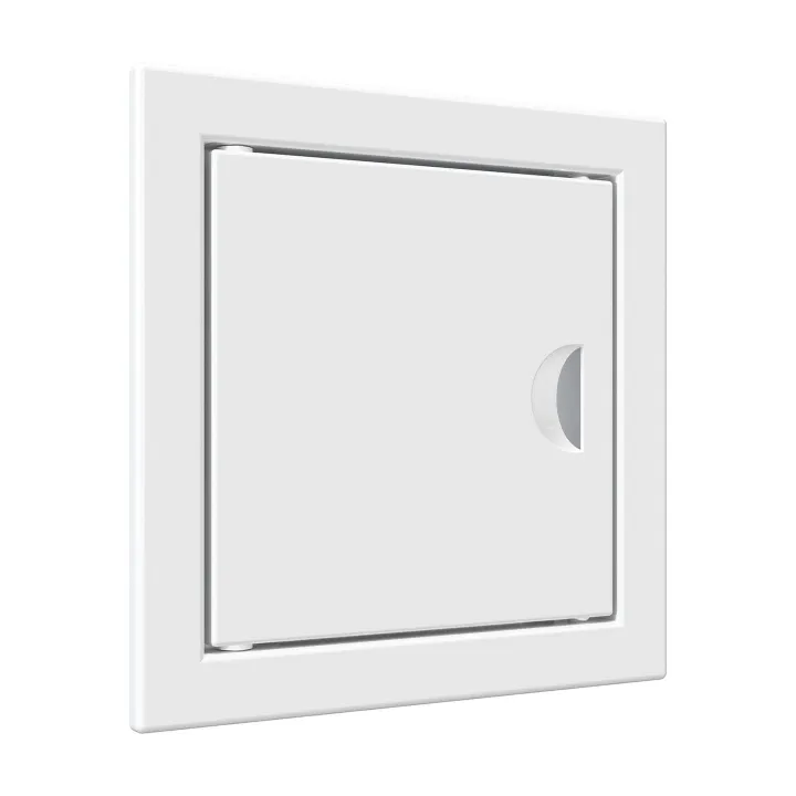 Revisionsklappe 122x122 L1010R mit Griff und Flansch - Akvavent