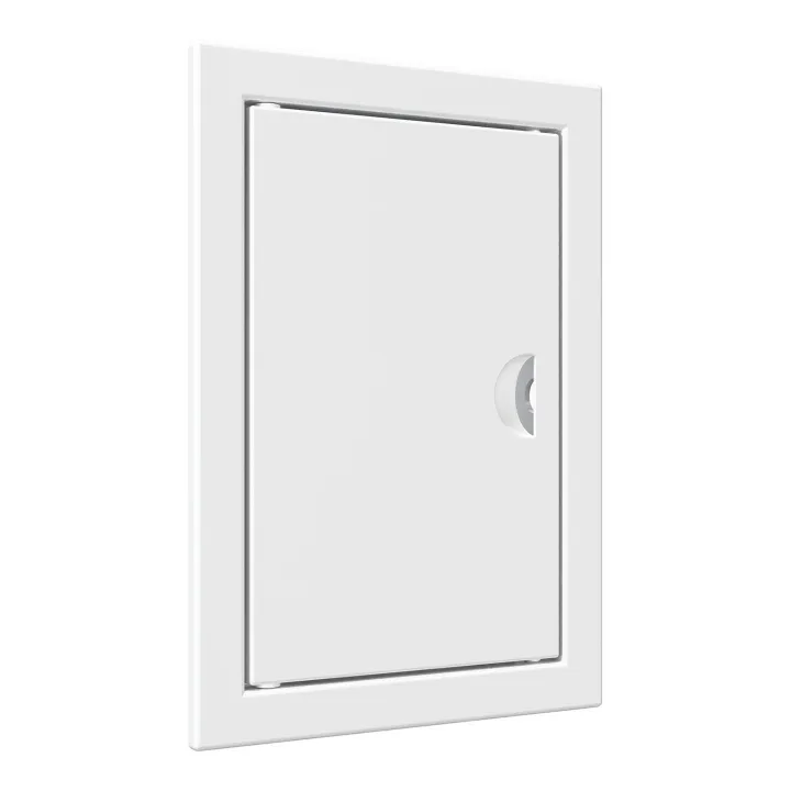 Revisionsklappe 122x122 L1010R mit Griff und Flansch - Akvavent