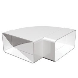612KGP, Horizontaler 90°-Bogen für rechteckigen Kanal 60x120