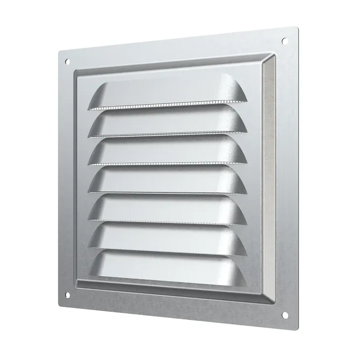1515MC, Entlüftungsgitter 150x150, verzinkter Stahl