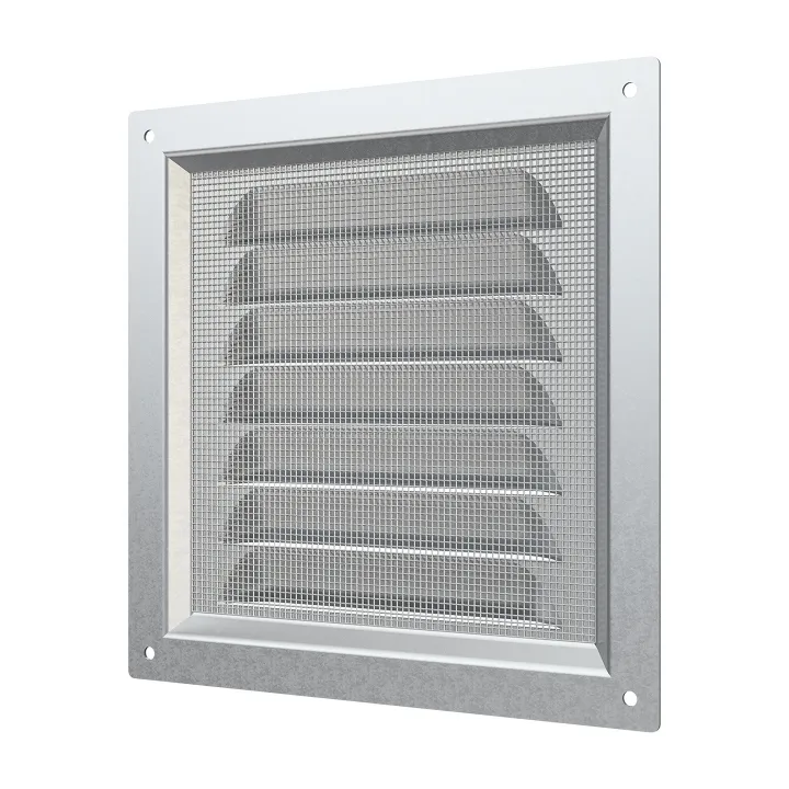 1515MC, Entlüftungsgitter 150x150, verzinkter Stahl