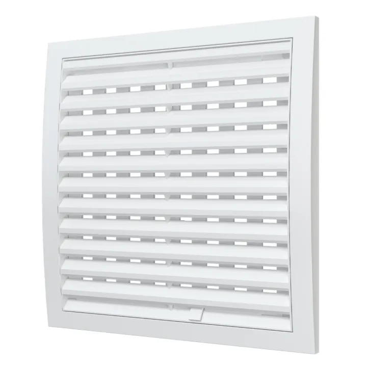 2525RRP, Abnehmbares Gitter mit verstellbaren Lamellen 250x250
