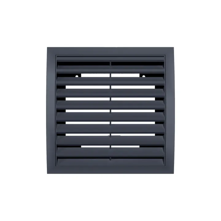 1515RRN grau, Außen abnehmbare Gitter 150x150, ASA-Kunststoff