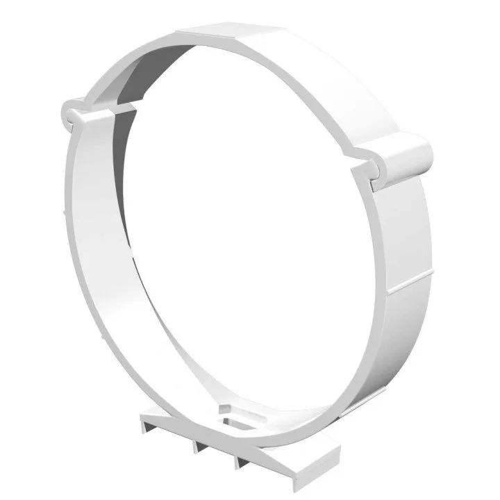 10DKP, Halter für Rundrohr D100