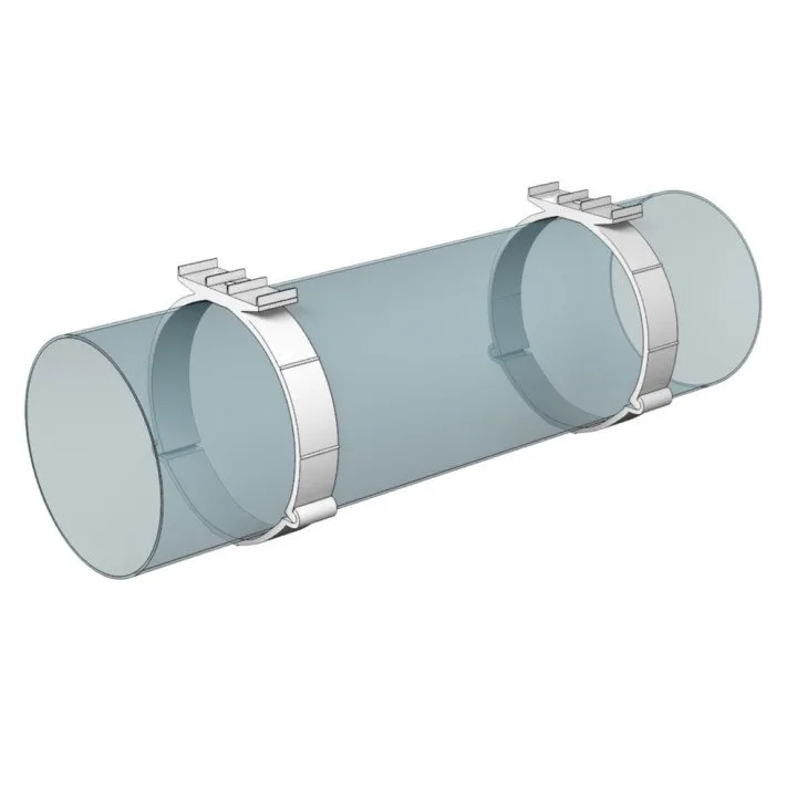 10DKP, Halter für Rundrohr D100