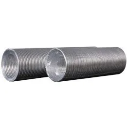 10VA, flexibler, gewellter Aluminium-Luftkanal, D bis 3 m, Durchmesser 100 mm