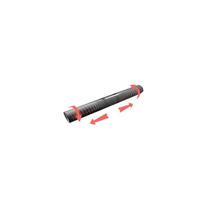 10VA, flexibler, gewellter Aluminium-Luftkanal, D bis 3 m, Durchmesser 100 mm