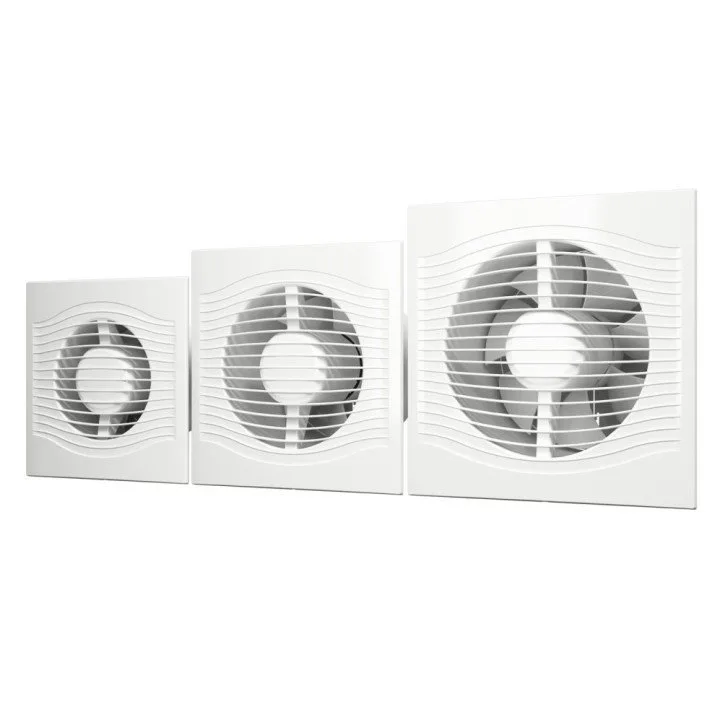 SLIM 6C, Axialventilator mit Rückstauklappe BB D150