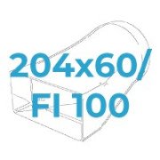 204x60 / Ø100 mm